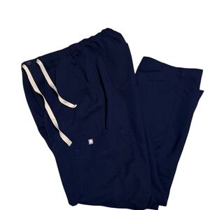 Figs Men's Navy Blue Cairo Cargo Scrub Pants